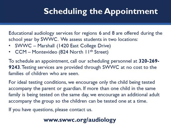 Appointment Instructions